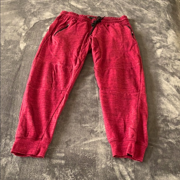 Maroon Jogger Pants - Picture 1 of 2
